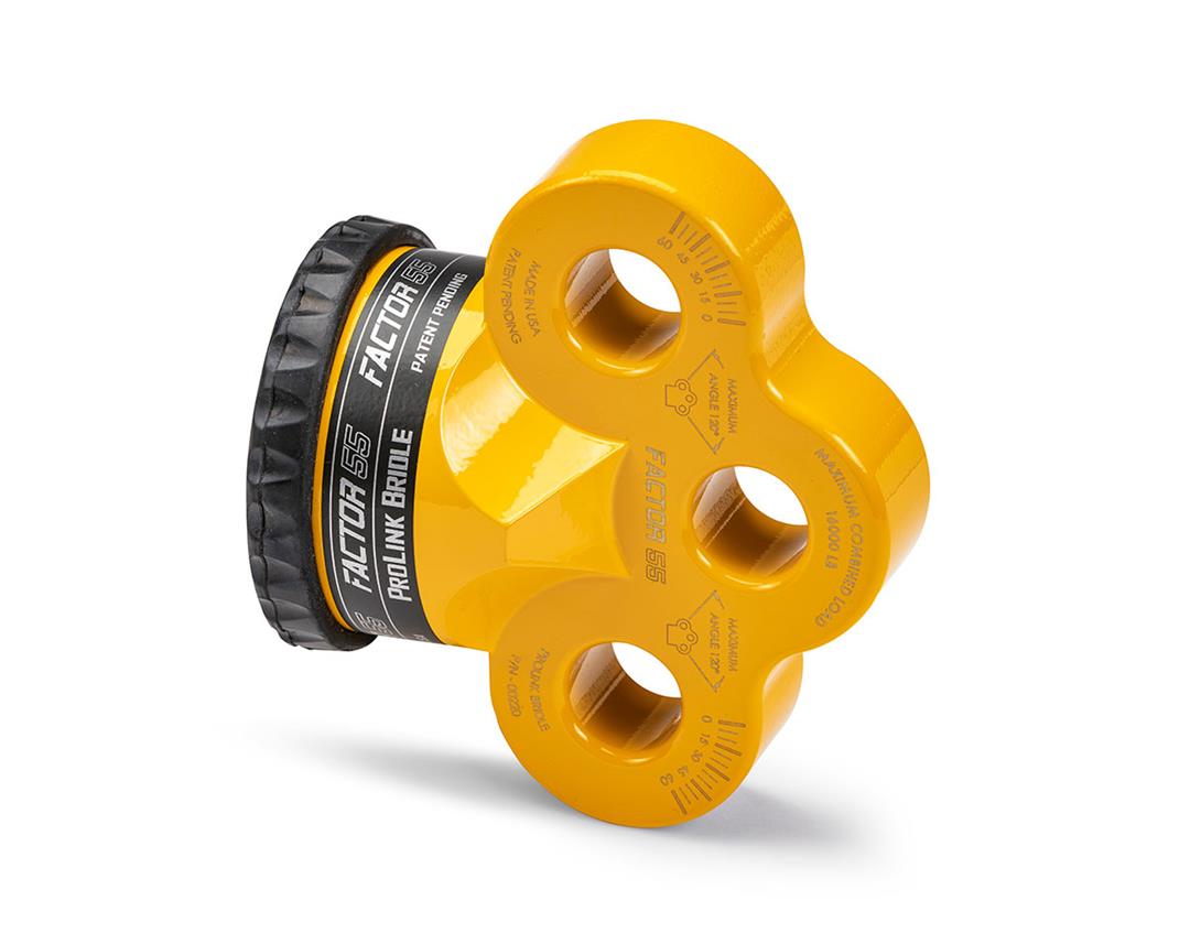 Factor 55 ProLink Bridle Winch Shackle Mount Yellow