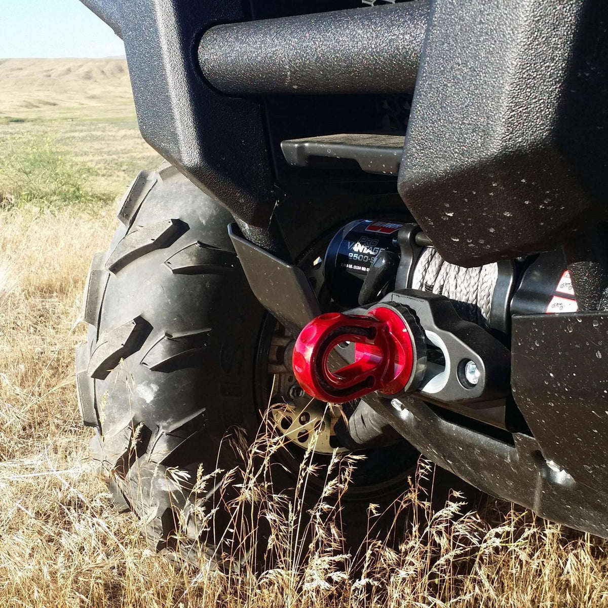 Factor 55 Splicer XTV Splice On Winch Thimble for UTV/ATV Red
