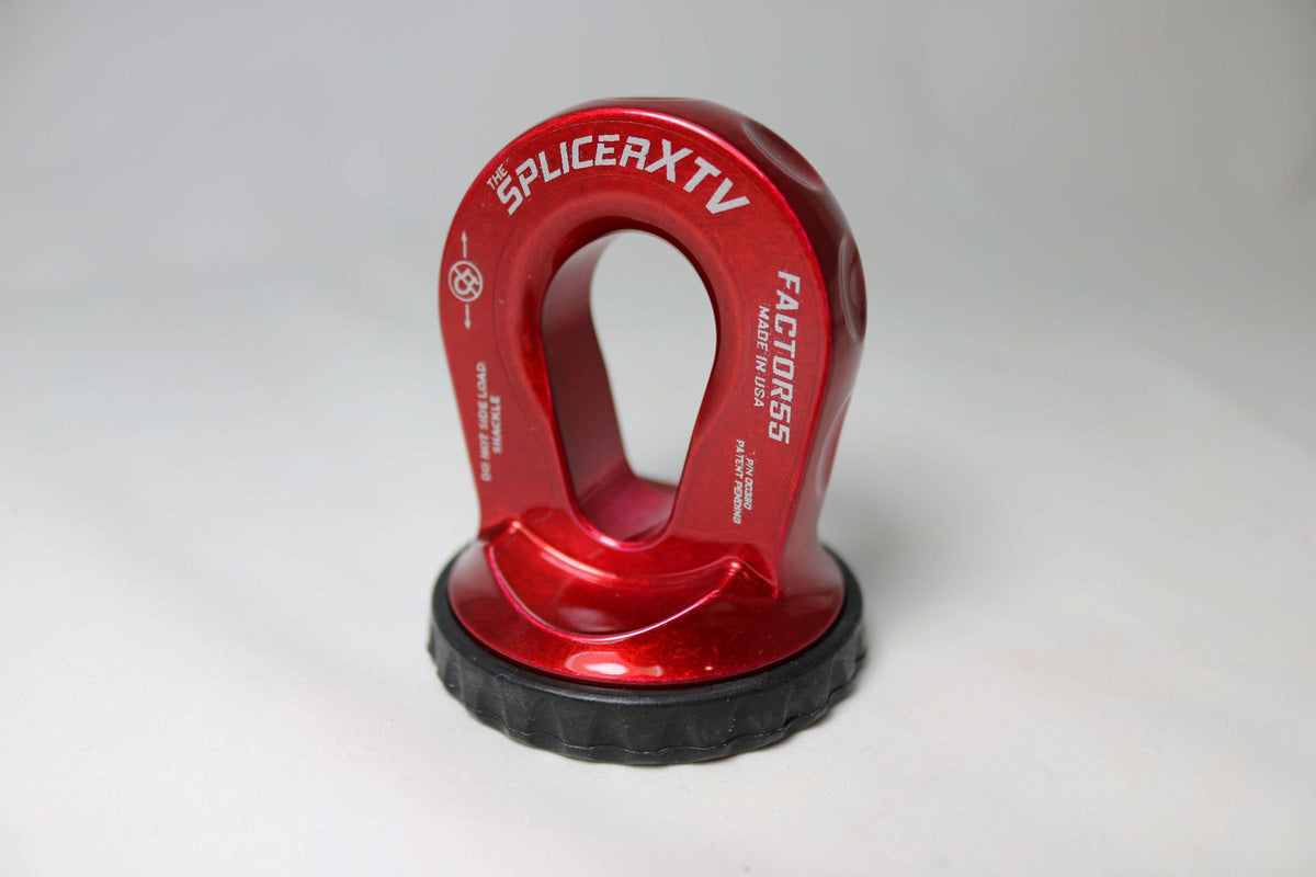 Factor 55 Splicer XTV Splice On Winch Thimble for UTV/ATV Red