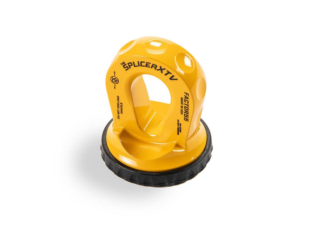 Factor 55 Splicer XTV Splice On Synthetic Rope Thimble Shackle Yellow