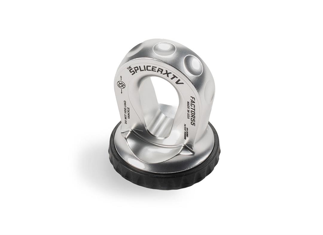 Factor 55 Splicer XTV Splice On Synthetic Rope Thimble Shackle Silver