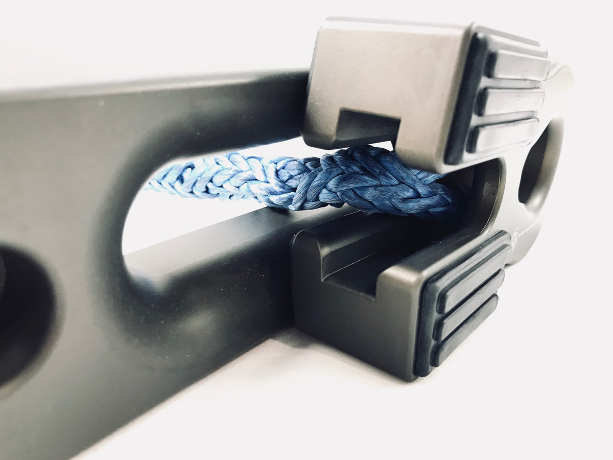 Factor 55 Winch Line Shackle Mount Splice On Foldable Gray