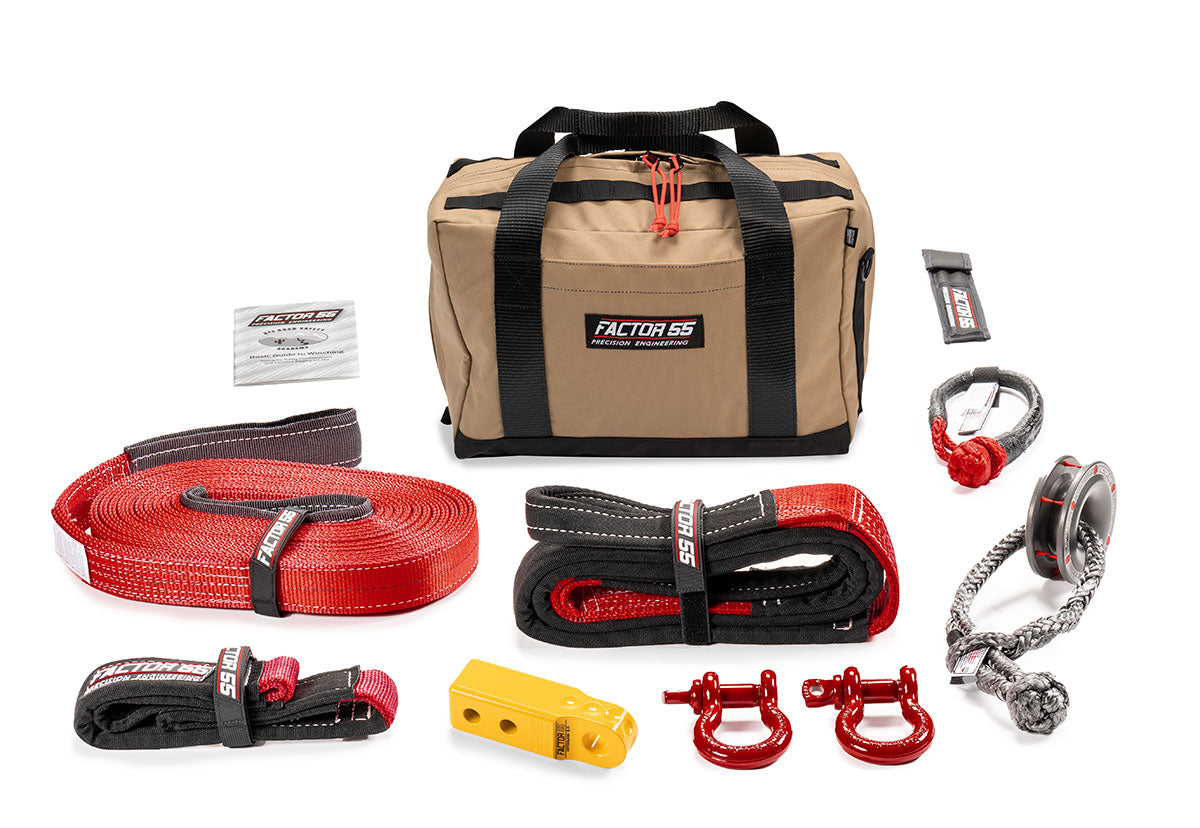 Factor 55 Vehicle Recovery Kit Sawtooth Yellow -Medium