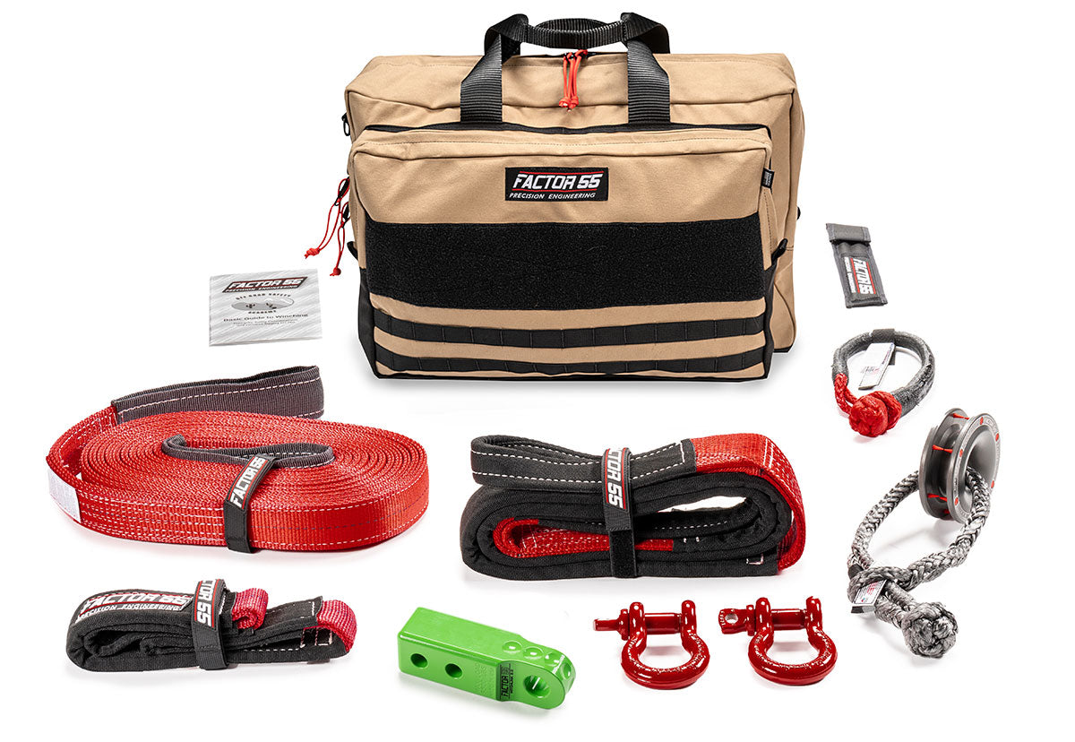 Factor 55 Vehicle Recovery Kit Sawtooth Green -Large
