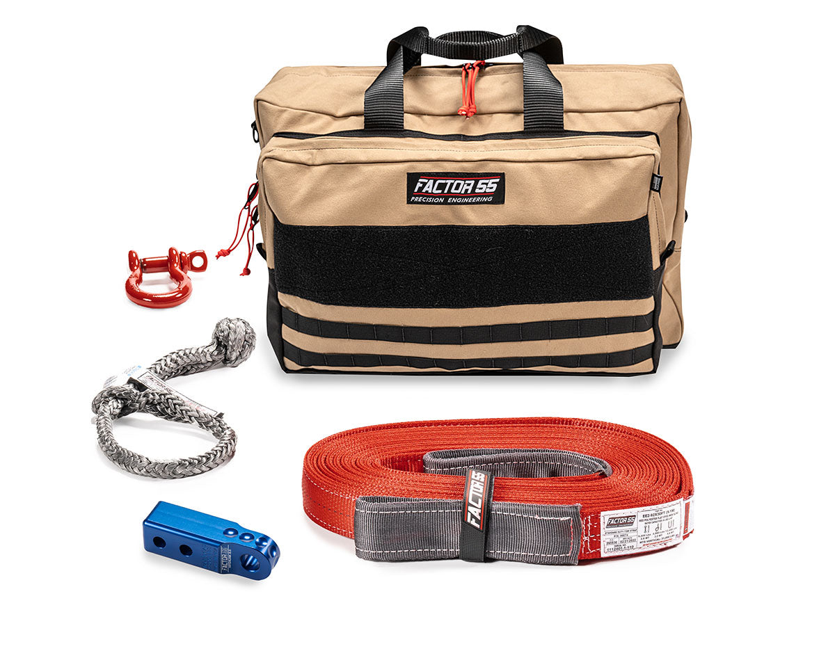 Factor 55 Vehicle Recovery Kit Owyhee Blue- Large
