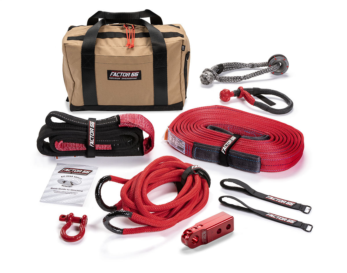 Factor 55 Powersports Recovery Kit Hemingway Red