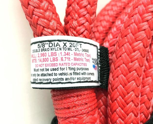 Factor 55 Extreme Duty Kinetic Energy Rope 5/8 Inch X 20 Foot