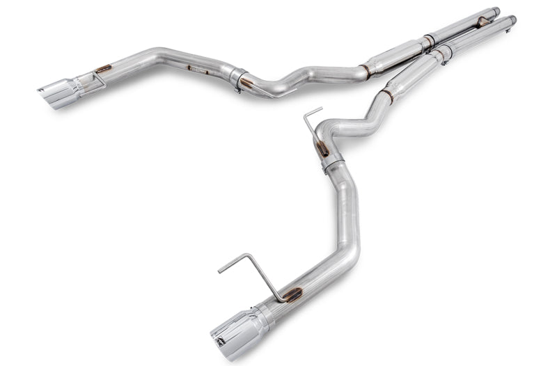 AWE Tuning S550 Mustang GT Cat-Back Exhaust - Track Edition (Chrome Silver Tips)