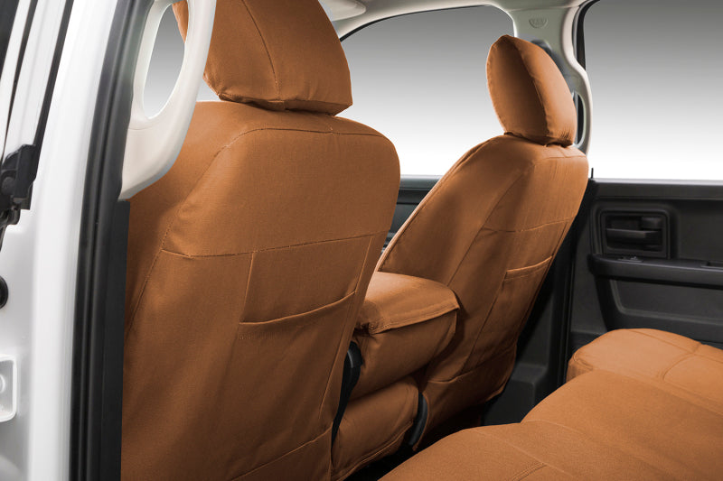 Covercraft 21-24 Dodge Durango Carhartt PrecisionFit Custom Front Row Seat Covers - Brown