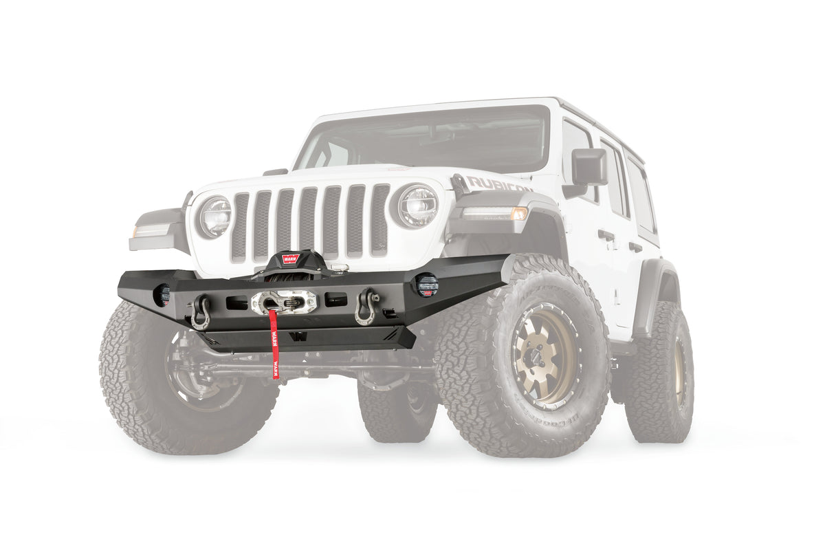 WARN Elite Front Bumper for 2018-2026 Jeep Wrangler JL / 2020-2026 Jeep Gladiator JT