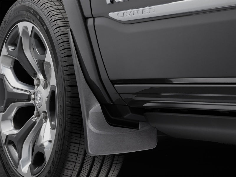 WeatherTech 2025 Dodge RAM 1500 No Drill Front & Rear MudFlaps - Black