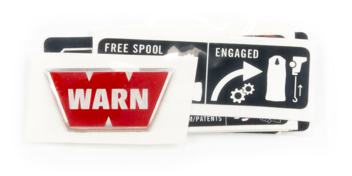 WARN ZEON XC Label Kit S/P