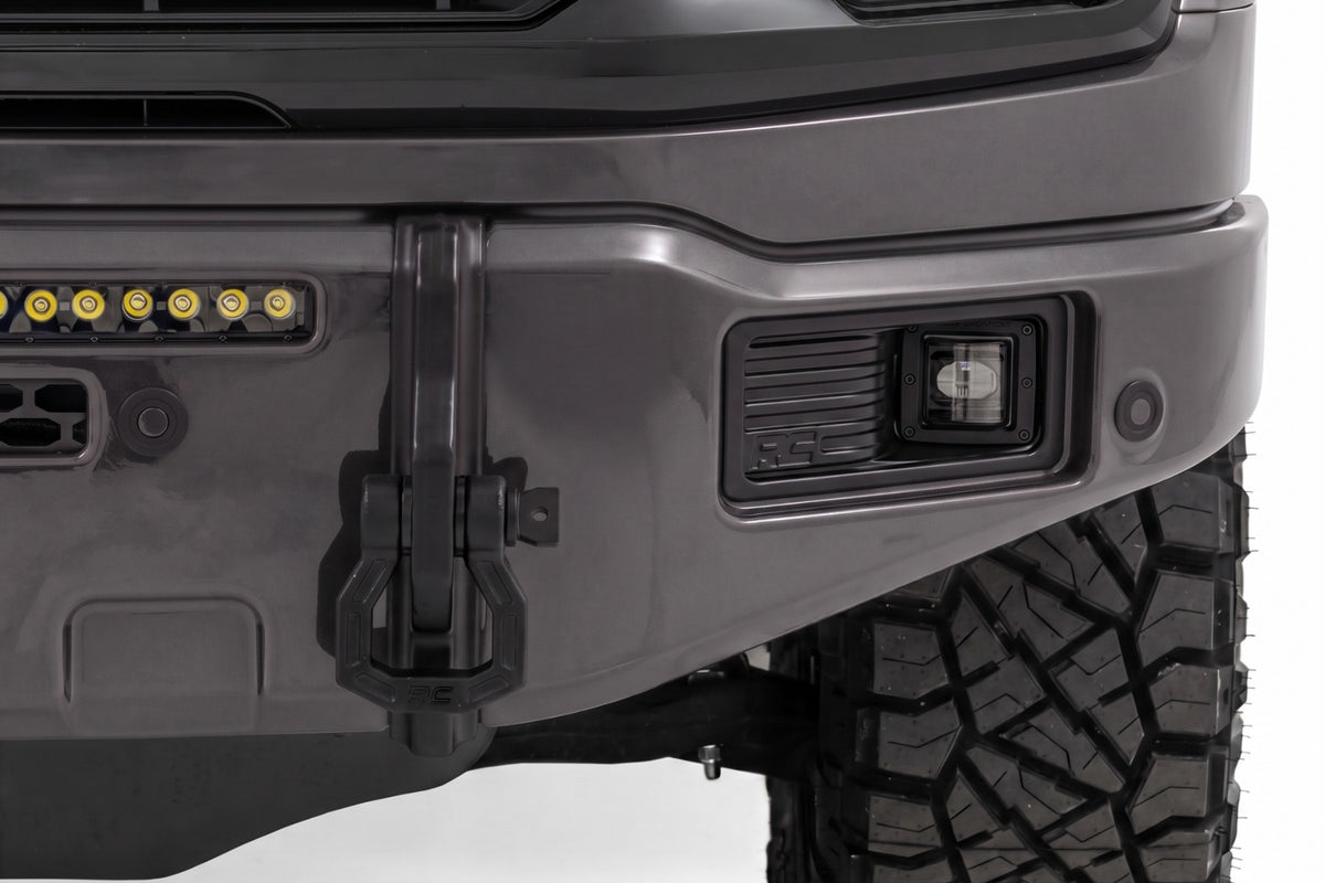 Rough Country FXS Front Bumper | M7 Carbonized Gray | EcoBoost | Ford F-150 2WD/4WD (2021-2025)