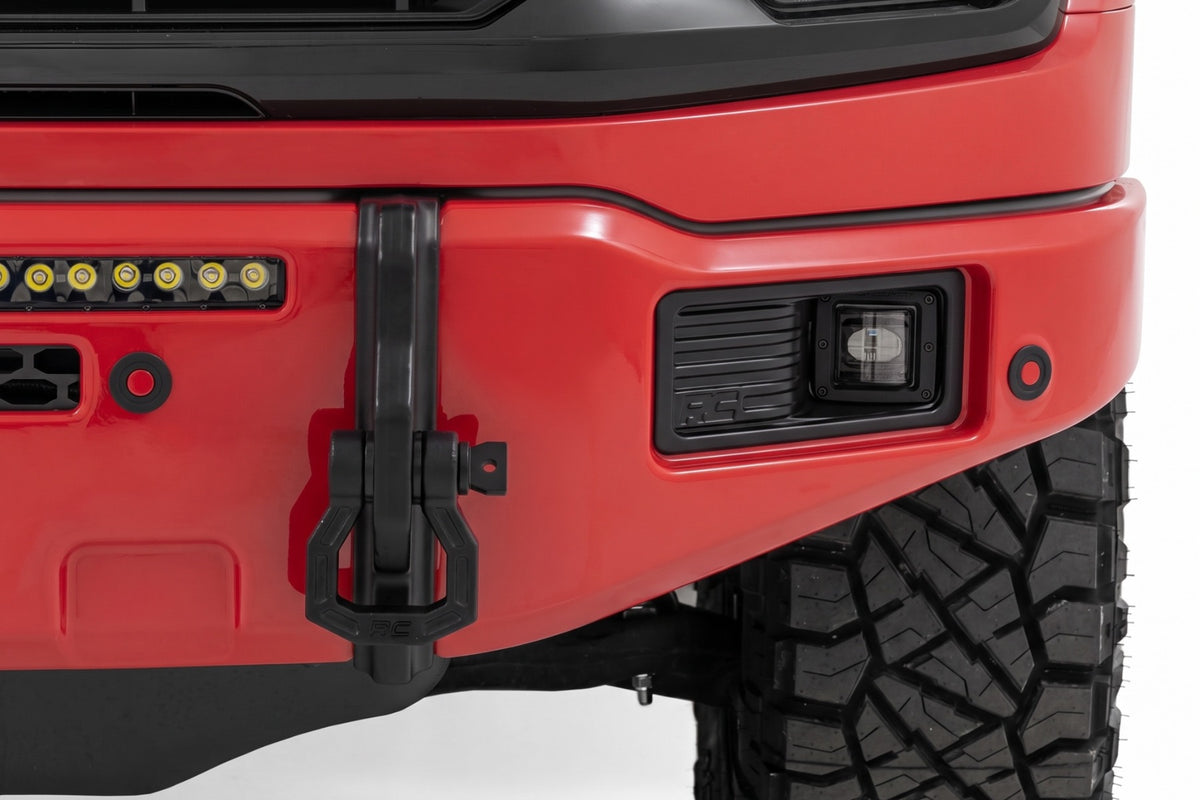 Rough Country FXS Front Bumper | PQ Race Red | EcoBoost | Ford F-150 2WD/4WD (2021-2025)