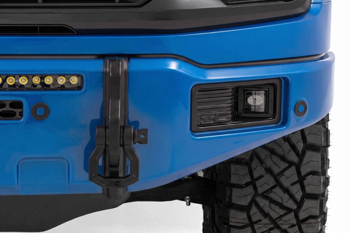 Rough Country FXS Front Bumper | E7 Velocity Blue | EcoBoost | Ford F-150 2WD/4WD (2021-2025)