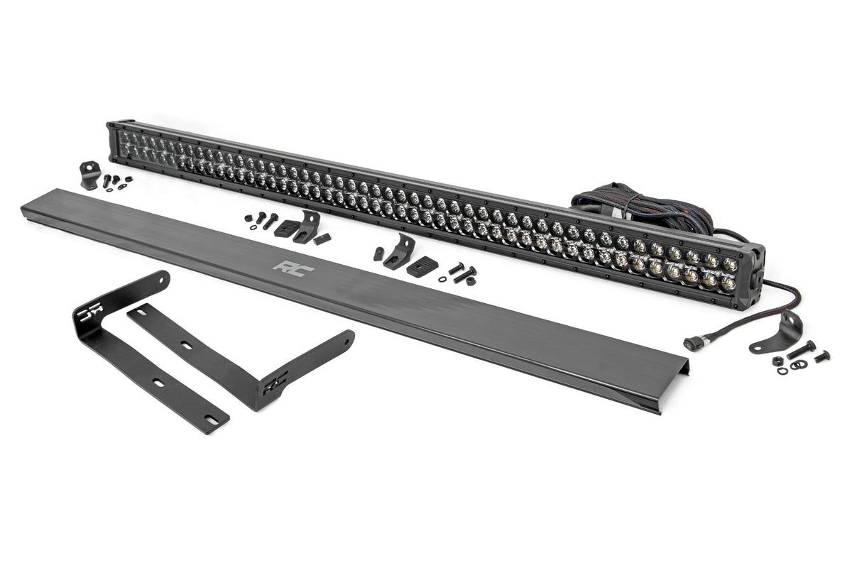 Rough Country LED Black Dual Row DRL Light Bar Kit | 50 Inch | Kubota RTV-X1120