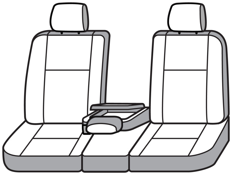Covercraft 20-23 Ford Explorer Polycotton SeatSaver Custom Second Row Seat Covers - Charcoal