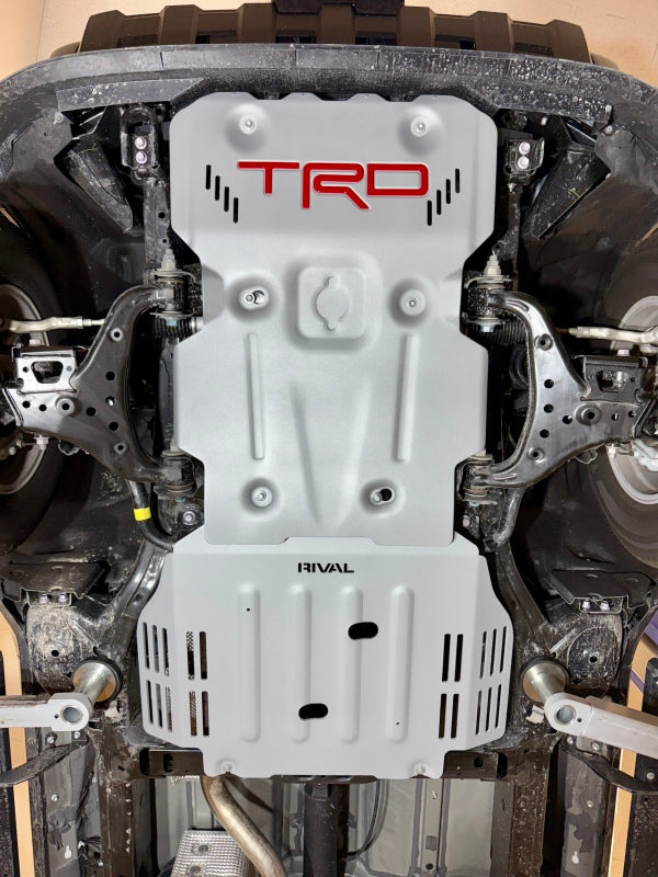 Rival 2024-Present Toyota Tacoma 4th Gen Hybrid Aluminum Transmission Skid Plate