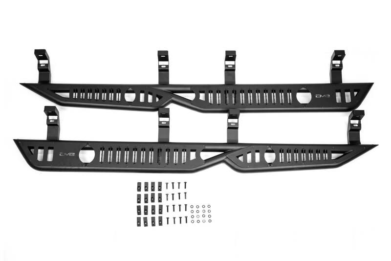 DV8 Offroad 23-24 Chevy Colorado OE Plus Side Steps - Black Steel