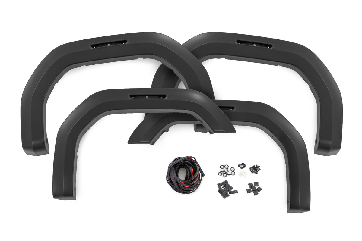 Rough Country Sport Fender Flares | G42 Coastal Dune | GMC Sierra 2500 HD/Sierra 3500 HD (20-26)
