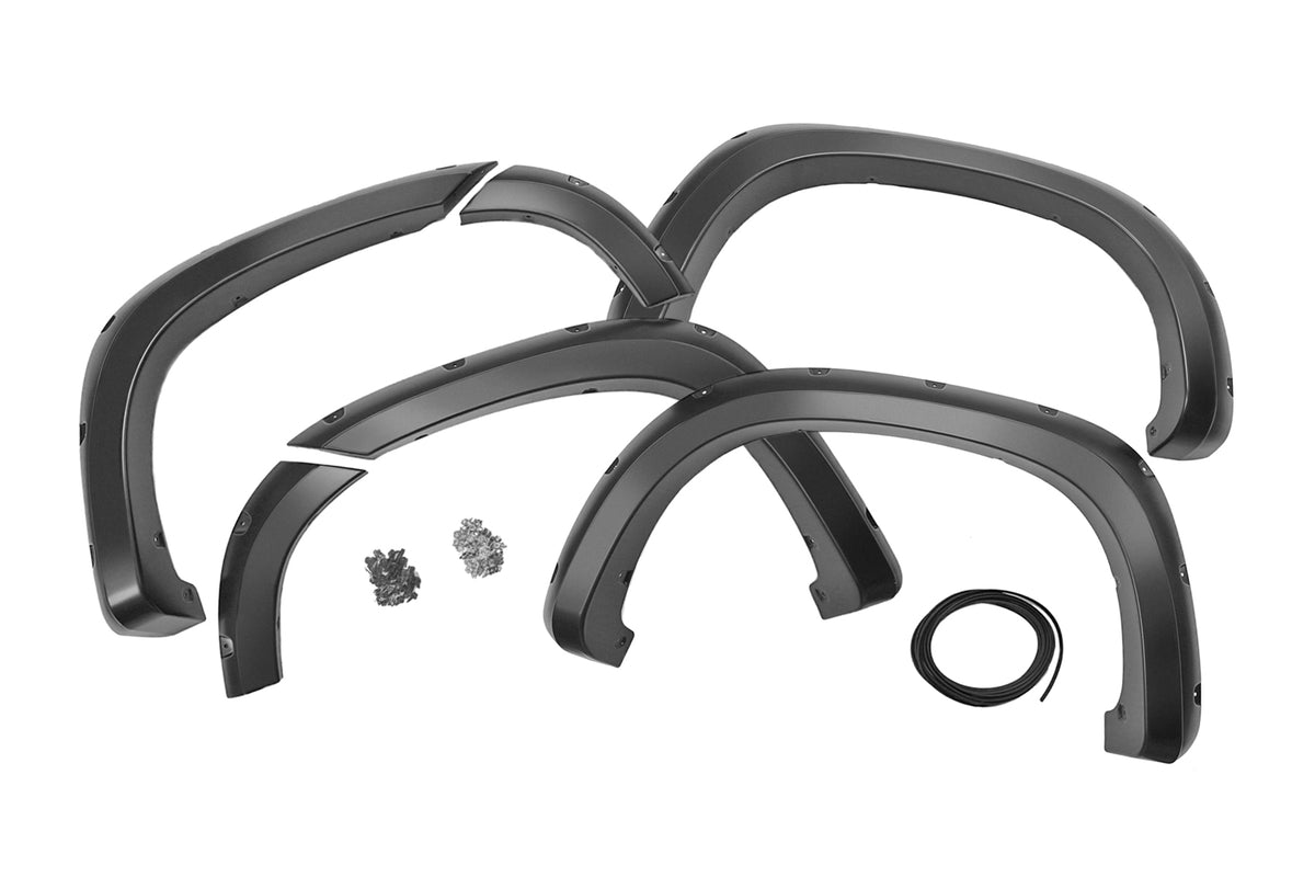 Rough Country Pocket Fender Flares | GPA Graphite | Chevy Silverado 1500 2WD/4WD (19-21)