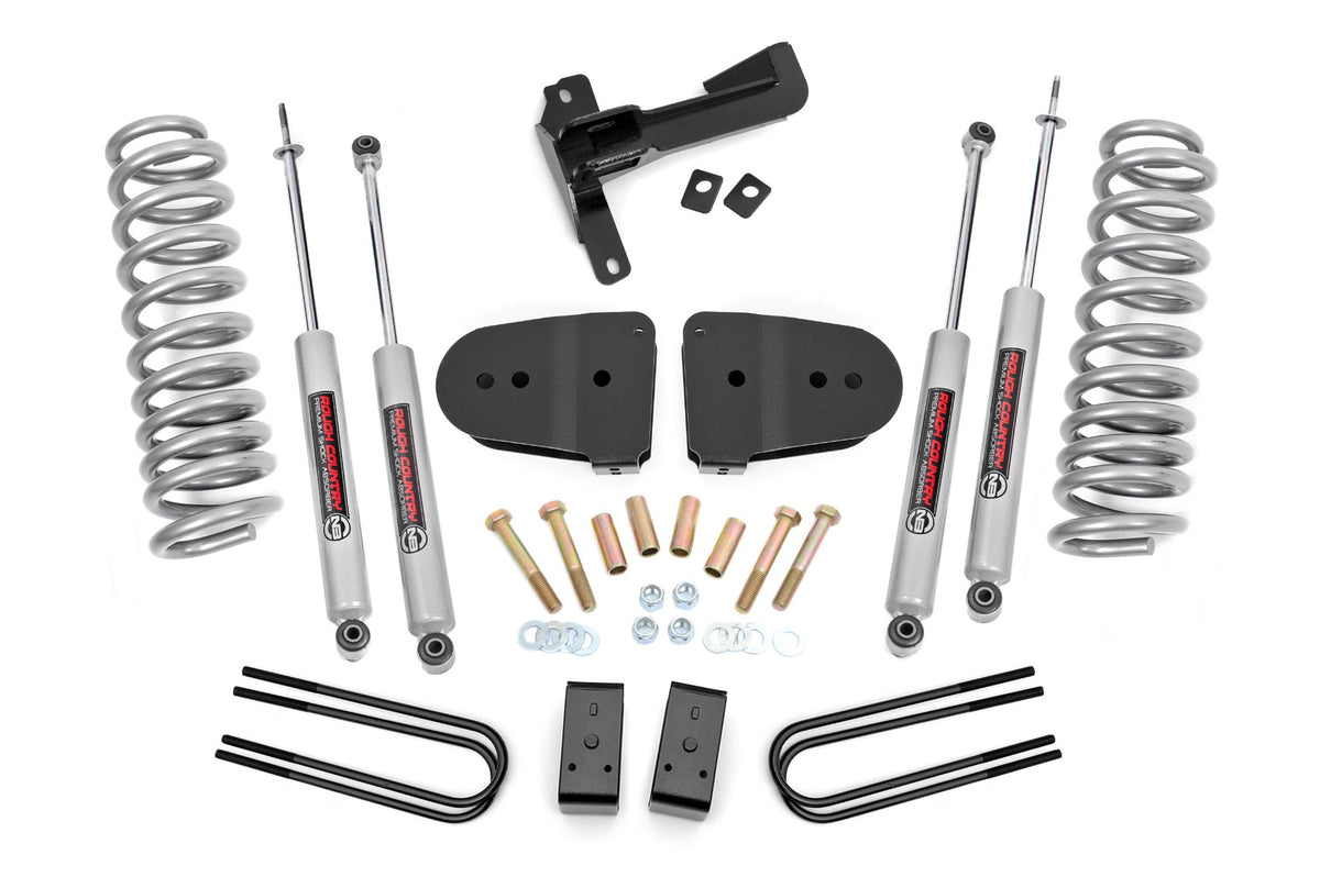 Rough Country 3 Inch Lift Kit | N3 | Front Diesel Coils | Ford F-250 Super Duty 4WD (23-24)