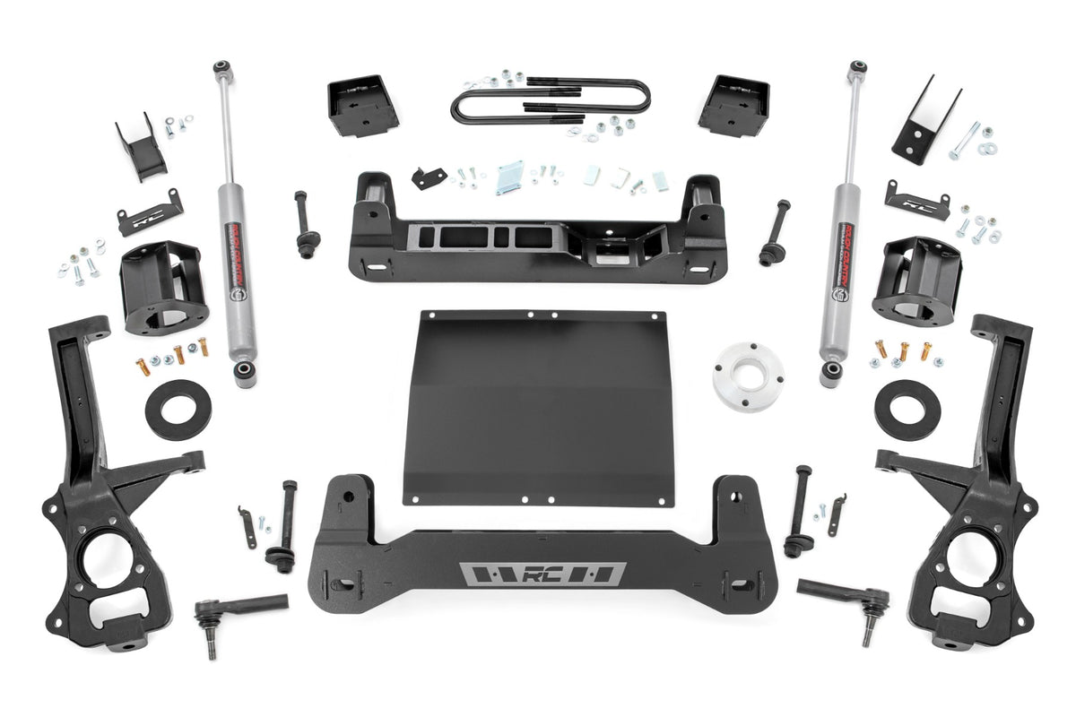Rough Country 6 Inch Lift Kit | Mono Leaf Rear | Diesel | GMC Sierra 1500 2WD (2025-2026)