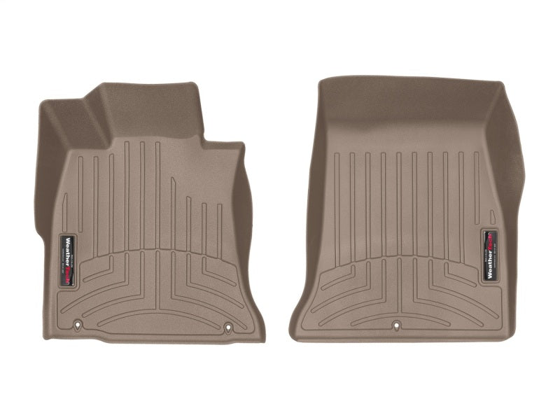 WeatherTech 2019 + Genesis G70 Front FloorLiner - Tan (Rear Wheel Drive)