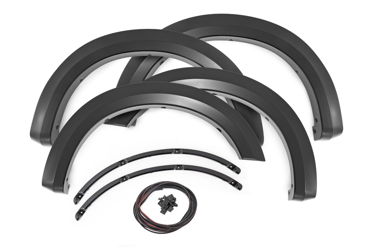 Rough Country Sport Fender Flares | PQ Race Red | Ford F-250/F-350 Super Duty (23-26)