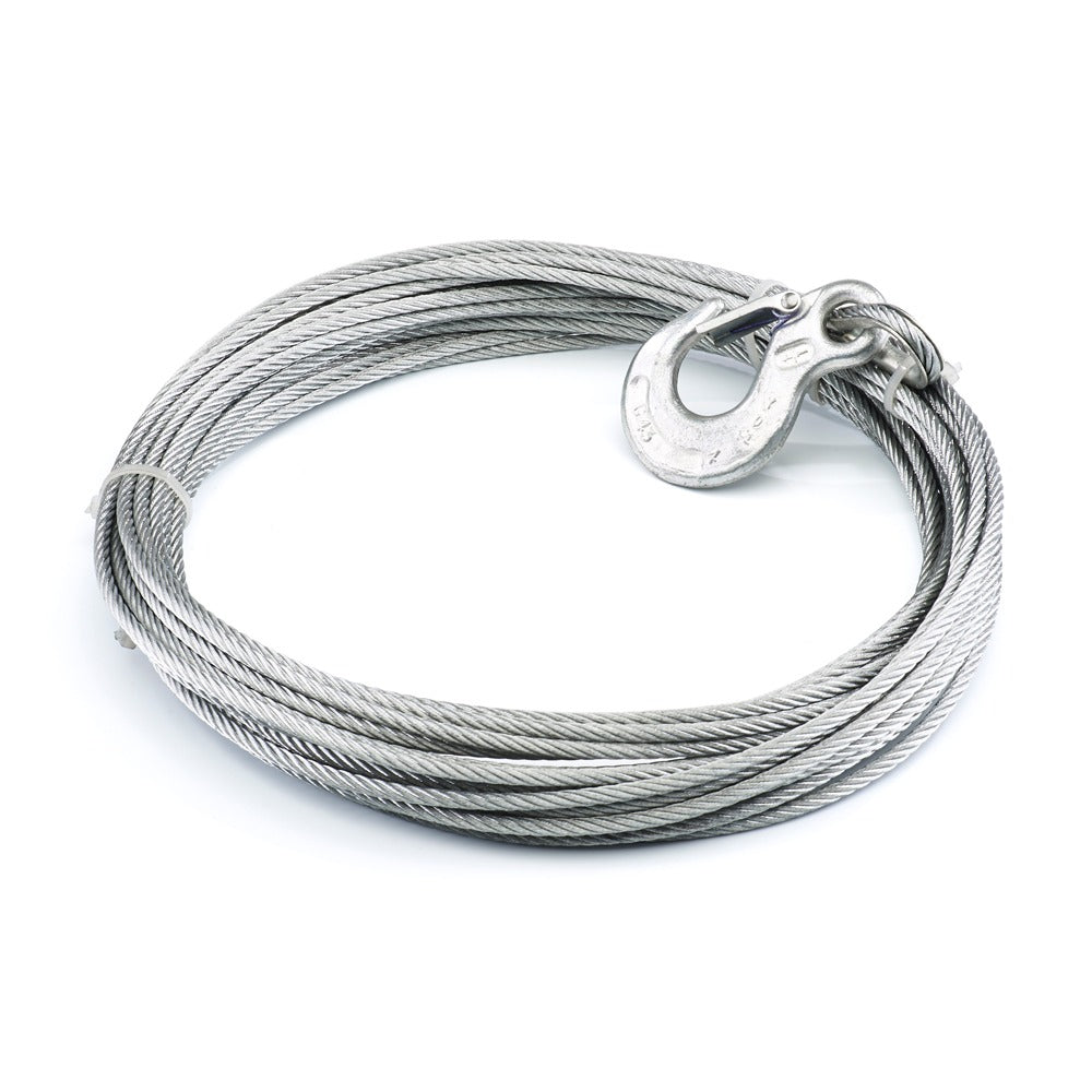 WARN Replacement Steel Winch Rope - 3/16 in x 50 ft, Galvanized