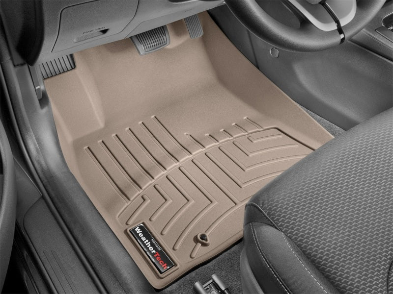 WeatherTech 2018+ Hyundai Elantra GT Front FloorLiner - Tan (Hatchback; Fits Both Auto/Manual)