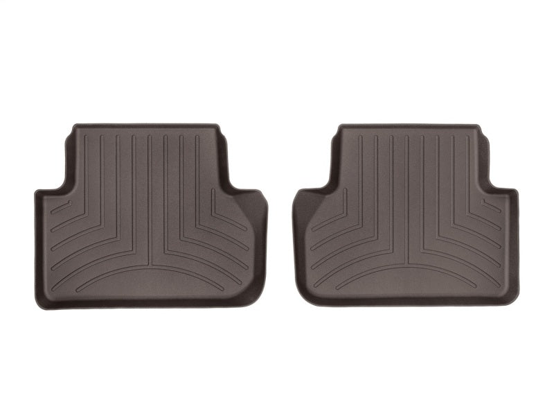 WeatherTech 2019+ Audi A4/S4/A5/S5 Rear (2nd Row) FloorLiners - Cocoa (Sedan & Sportback)