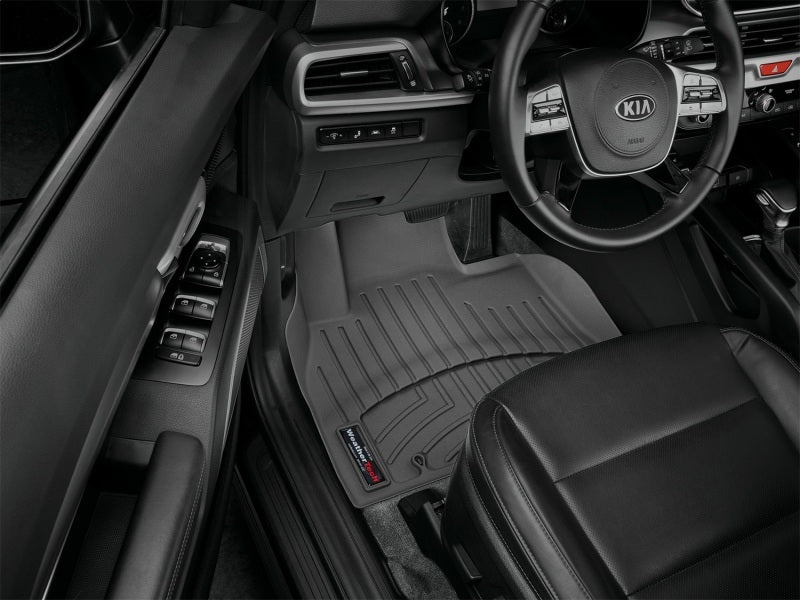 WeatherTech 2020+ Kia Telluride Front FloorLiners - Black