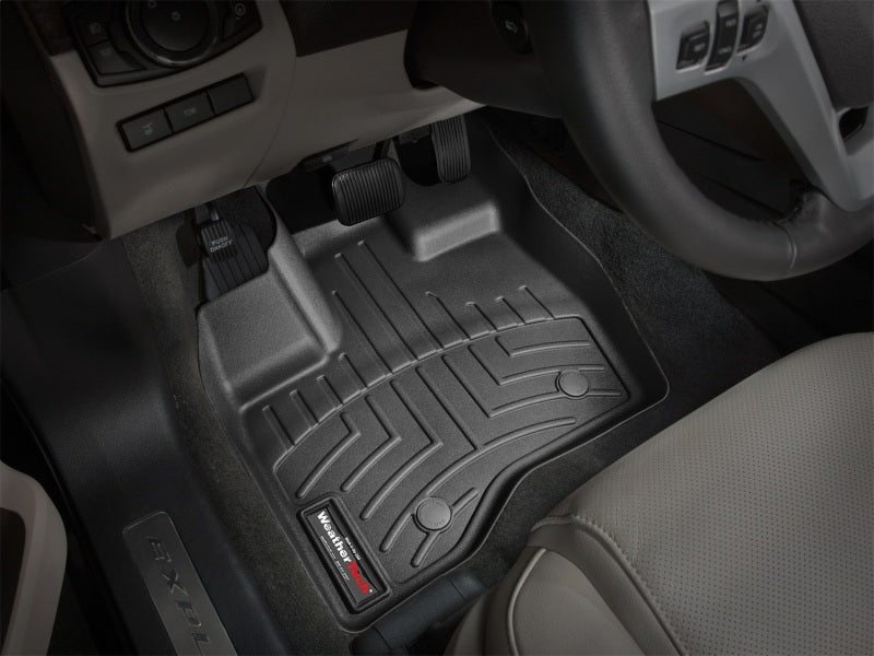 WeatherTech 11+ Ford Explorer Front FloorLiner - Black