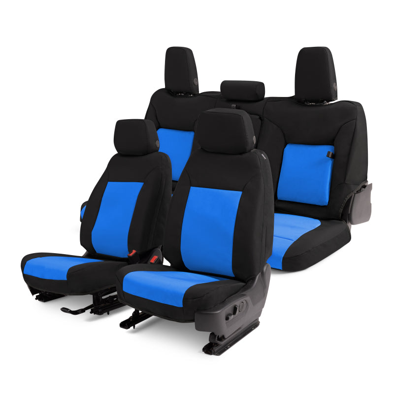 Covercraft 19-24 Toyota Rav4 Endura PrecisionFit Custom Second Row Seat Covers - Blue/Black