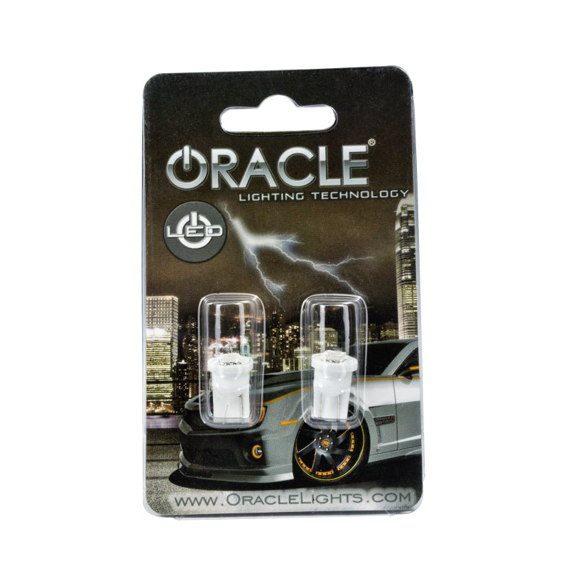 Oracle T10 1 LED 3-Chip SMD Bulbs (Pair) - Blue