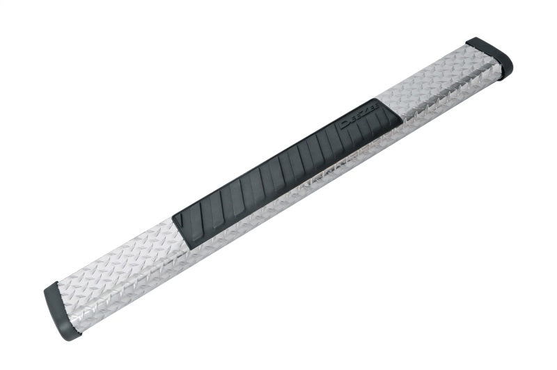 Dee Zee Universal Tubes - 6In Oval - Brite Tread Aluminum (CrewCab)