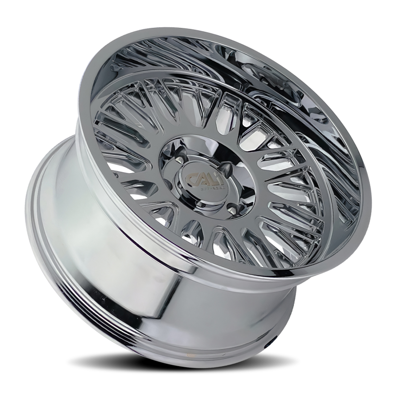 Cali Off-Road 9116 Vertex 20x10 / 6x139.7 BP / -25mm Offset / 106mm Hub Chrome Wheel