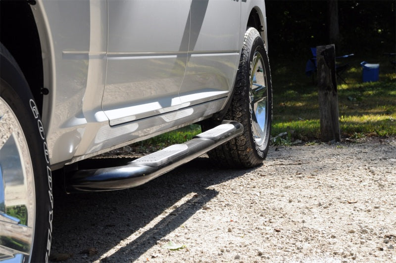 Dee Zee 94-02 Dodge Ram Tubes - 3In Round Black Steel ClubCab