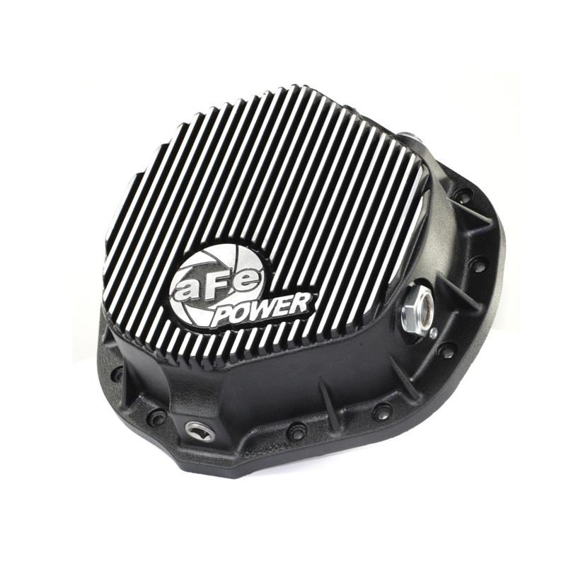 aFe Rear Differential Cover (Raw; Street Series); Dodge Diesel Trucks 03-05 L6-5.9L (td)