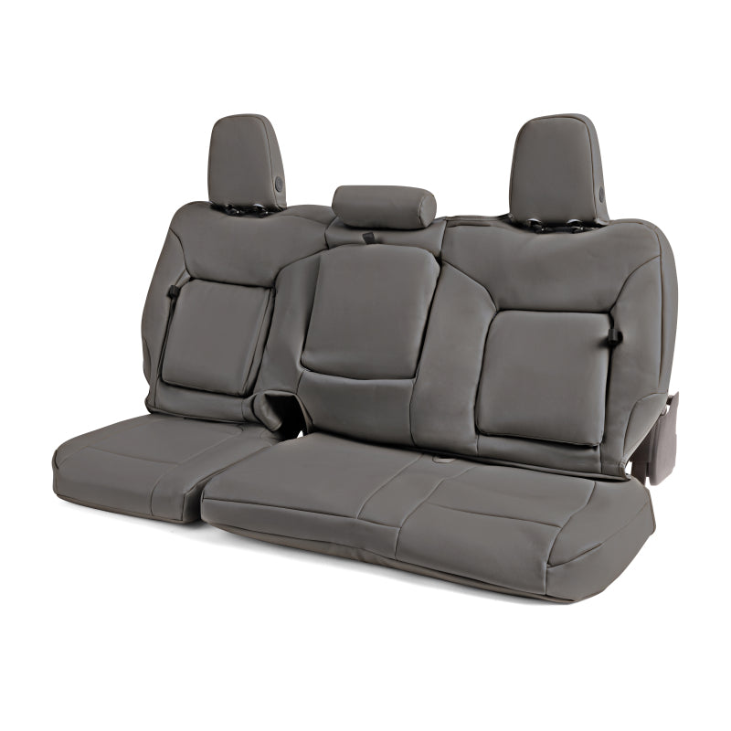 Covercraft 14-18 Chevrolet Silverado/GMC Leatherette PrecisionFitSecond Row Seat Covers - Stone