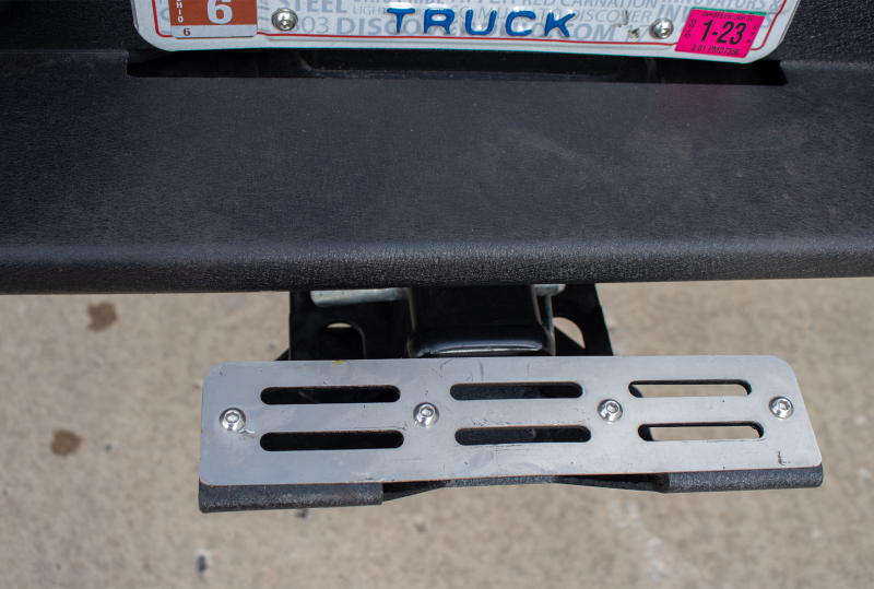 Fishbone Offroad 2In Receiver Hitch Mounted Step - Black Powdercoat Steel