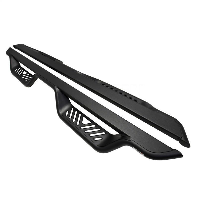 Westin 15-22 Chevrolet Colorado / GMC Canyon Crew Cab Outlaw Nerf Step Bars - Textured Black