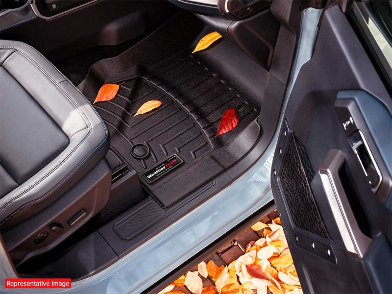 WeatherTech 2015+ Chevrolet Colorado/GMC Canyon Extended Cab w/ Vinyl Floors Rear FloorLiner - Black