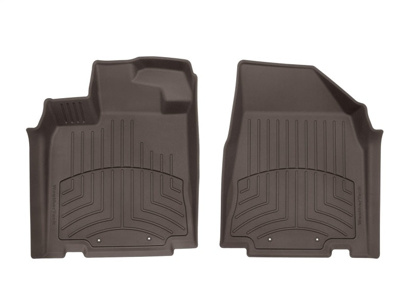 WeatherTech 2013+ Infiniti JX Front FloorLiner HP - Cocoa