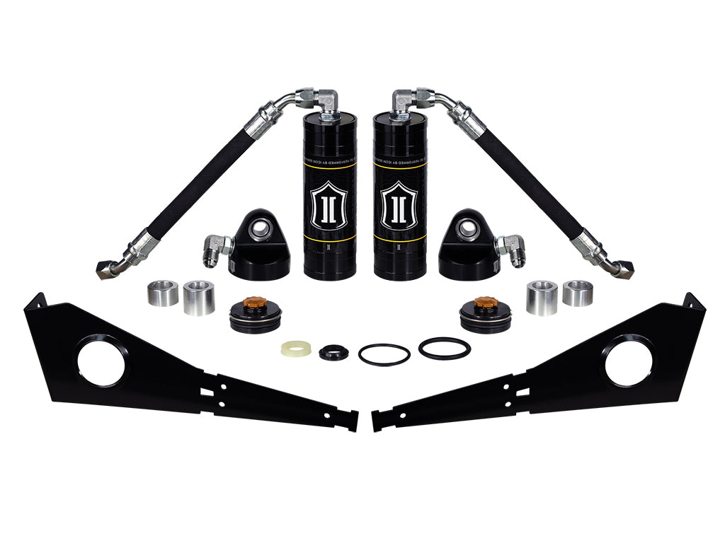 ICON 2005-2023 Toyota Tacoma/2003-2024 4Runner/2007-2014 FJ Cruiser Front Coilover Reservoir Upgrade Kit w/Seals Pair