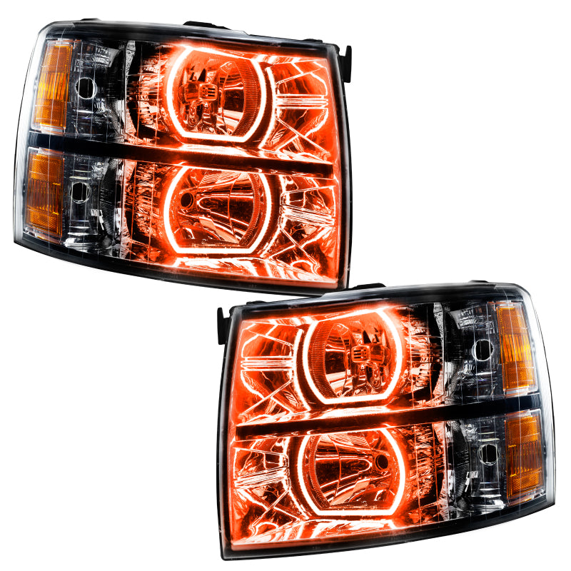 Oracle 07-13 Chevrolet Silverado SMD HL - Black - Square Style - w/o Controller