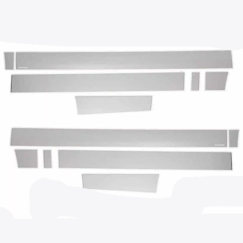 Putco 09-14 Ford F-150 Super Crew 5.5 Short Box (w/ Flares) - 7in Wide - 12pcs Pro SS Rocker Panels