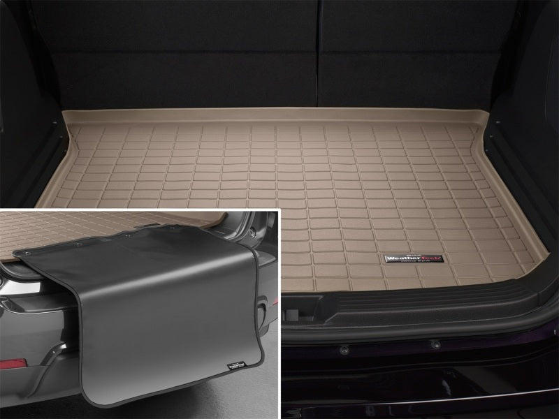 WeatherTech 07-12 Ford Edge Cargo Liner w/ Bumper Protector - Tan