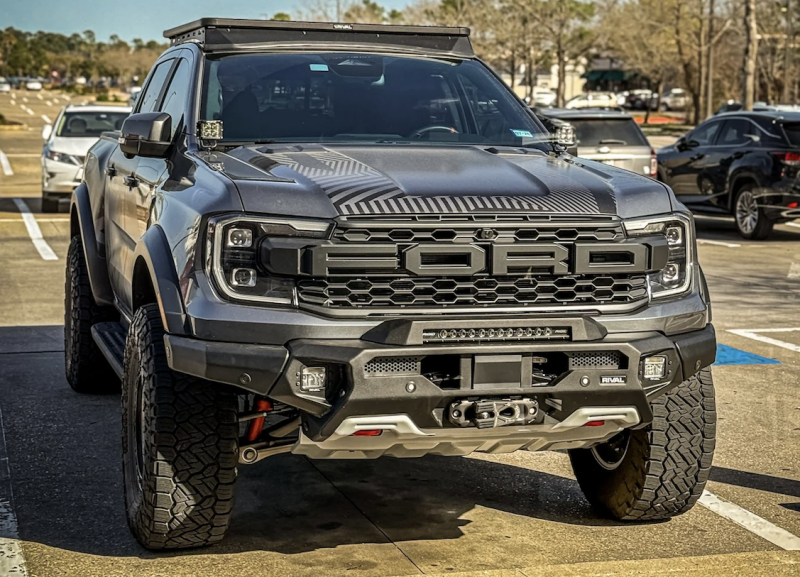 Rival 2024-2026 Ford Ranger Raptor Front Aluminum Bumper